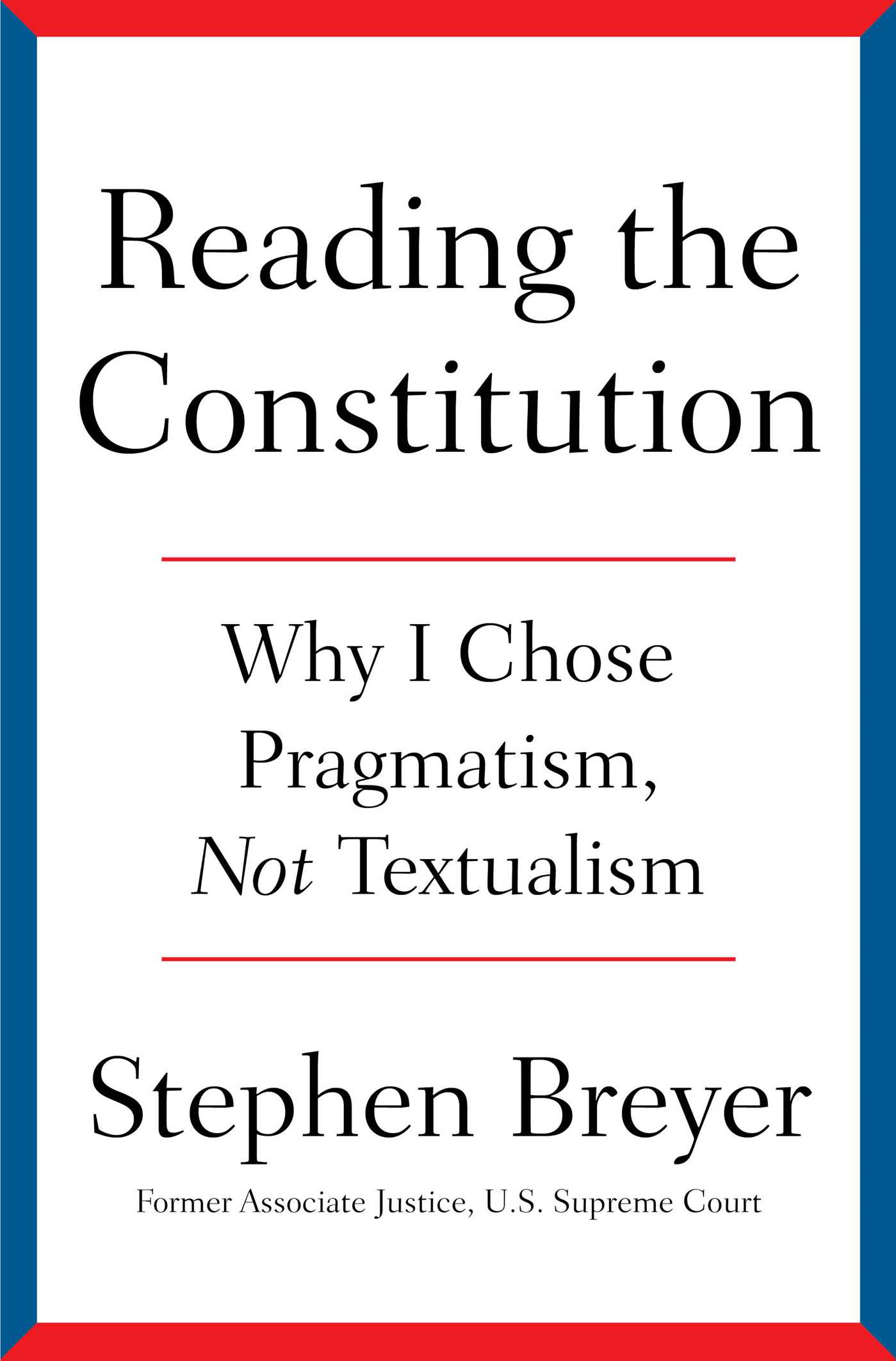 Image for "Reading the Constitution"