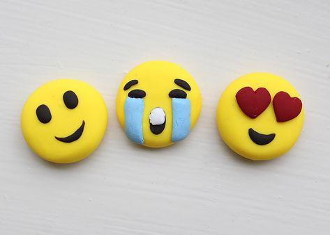 Image of clay emojis