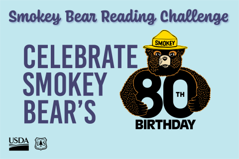 Image of Smokey Bear, "Celebrate Smokey Bear's 80th birthday".