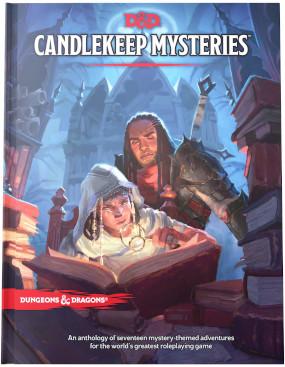 Photo of the cover of the Dungeons & Dragons Candlekeep Mysteries book