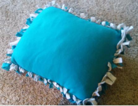 No Sew Fleece Pillow