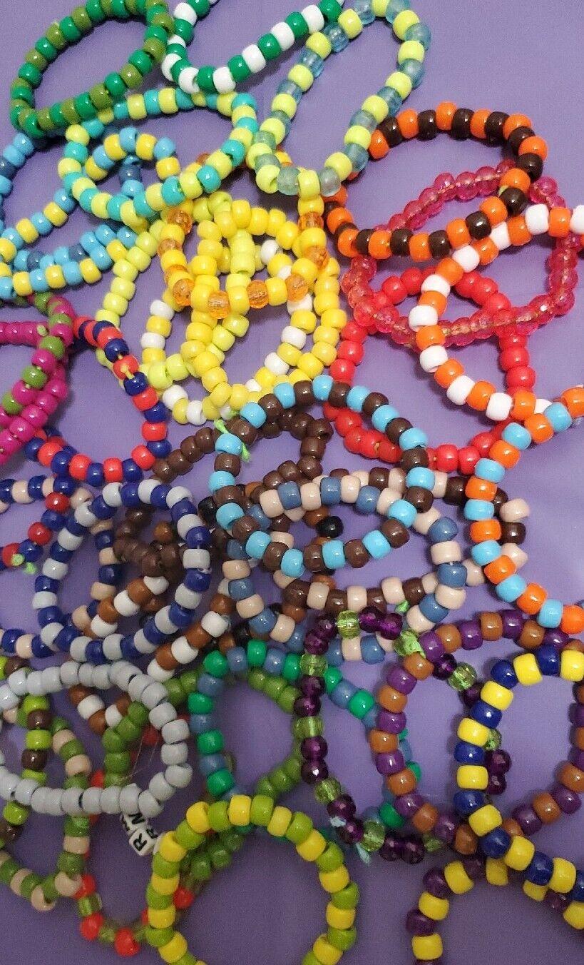 Image of Pony Bead Bracelets