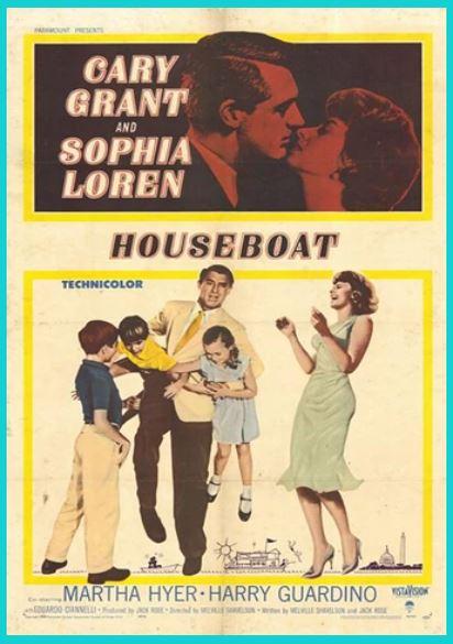 Image of "Houseboat" movie poster.